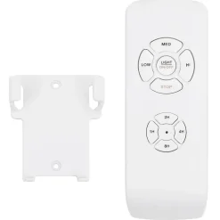 vidaXL Ventilateur de plafond lampe et télécommande 76 cm Marron foncé 51493