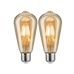Vintage Edition Standard 230 V Ampoules LED ST64 E27 2x680lm 2x6,5W 2500K Doré