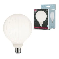 White Lampion Filament 230 V Globe LED G125 E27 400lm 4,3W 3000K gradable Blanc