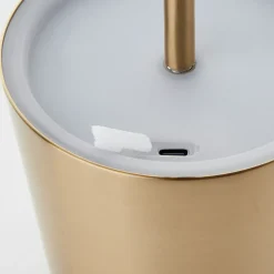 XAANA Lampe à poser extérieure LED 4W 300lm - laiton brossé - métal - CCT - dimmable - rechargeable câble USB