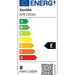 Xanlite - Ampoule à filament LED A65, culot E27, 7,8W cons. (75W eq.), lumière blanc chaud - RFE1055G