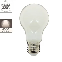 Xanlite - Ampoule à filament LED A60, culot E27, 8W cons. (75W eq.), lumière blanche neutre - RFE1055GOCW