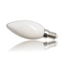 Xanlite - Ampoule à filament LED flamme, culot E14, 4W cons. (40W eq.), lumière blanche chaude - RFV470FO