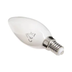 Xanlite - Ampoule à filament LED flamme, culot E14, 4W cons. (40W eq.), lumière blanche neutre - RFV470FOCW