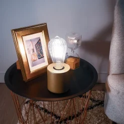 Xanlite - Ampoule Filament LED déco verre ciselé ST64, culot E27, 240 Lumens, Blanc chaud - RFDE240STSTRS