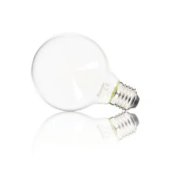 Xanlite - Ampoule LED G80 Opaque, culot E27, conso. 6,5W, 806 Lumens, Blanc neutre - RFE806B80OCW