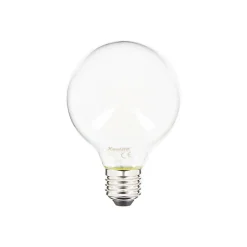 Xanlite - Ampoule LED G80 Opaque, culot E27, conso. 6,5W, 806 Lumens, Blanc neutre - RFE806B80OCW