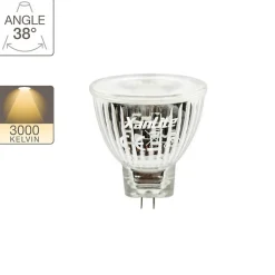 Xanlite - Ampoule LED spot, culot G4, 4W cons. (20W eq.), lumière blanche chaude - ALMR11200