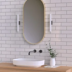 Xanlite - Applique murale LED S14 chromée, 500 lumens, CCT - APS14D45030S