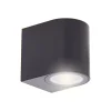 Xanlite - Applique murale filaire noire IP44, culot GU10, 40W max - APFG40WN
