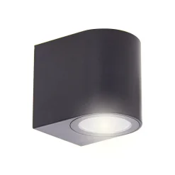 Xanlite - Applique murale filaire noire IP44, culot GU10, 40W max - APFG40WN