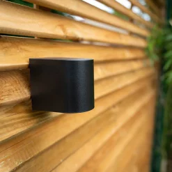 Xanlite - Applique murale filaire noire IP44, culot GU10, 40W max - APFG40WN