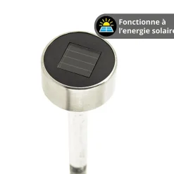Xanlite - Balise à piquet Solaire 1 LED RVB IP44 8h d'autonomie - SOBAB1RVB
