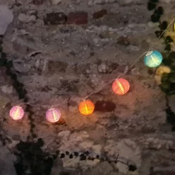 Xanlite - Guirlande LED Solaire, x8 Boules Multicolore, 5m - SOGRL8COLOR