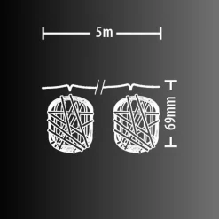 Xanlite - Guirlande Solaire Naturelle 5m IP44 - 10 boules - Rotin - GRL5NAT