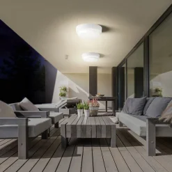 Xanlite - Hublot LED rond blanc, 1500 Lumens, CCT, Blanc chaud, Blanc neutre, Blanc froid - HUB850RBIPCCT