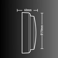 Xanlite - Hublot LED rond blanc, 1500 Lumens, CCT, Blanc chaud, Blanc neutre, Blanc froid - HUB850RBIPCCT