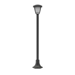 Xanlite - Lampadaire filaire noir 112cm rétro IP44, culot E27, 40W max - LAME40NRET