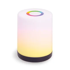 Xanlite - Lampe à poser LED RVB et blanc chaud, tactile, dimmable, rechargeable USB - LAPRVBWR