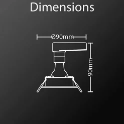 Xanlite - Lot 3 Spots GU10 conso. 4W eq. 50W 2700K Rond orientable Blanc IP20 - PACK3SP50RAB