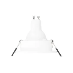 Xanlite - Lot 3 Spots GU10 conso. 4W eq. 50W 2700K Rond orientable Blanc IP20 - PACK3SP50RAB