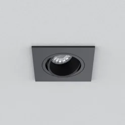 Xanlite - Lot 3 Spots GU10 50W 2700K Carré orientable Noir IP20 - PACK3SP50CAN