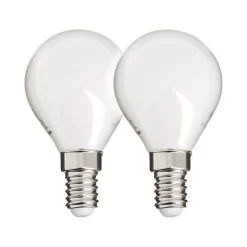 Xanlite - Lot de 2 ampoules LED, culot E14, 806 Lumens, conso. 6,5W (eq. 60W), 2700K, Blanc chaud - PACK2RFV806PO