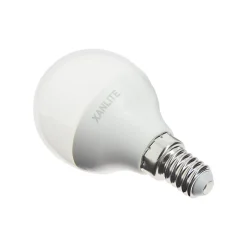 Xanlite - Lot de 5 ampoules SMD LED P45 Opaque, culot E14, 470 Lumens, conso. 5,3 W (eq. 40W), 2700K, Blanc chaud - PACK5EV470P