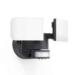 Xanlite - Projecteur 2 têtes noir à détecteur de mouvements orientable et désactivable, 2800 Lumens, Blanc froid - PR2T2800D