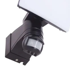 Xanlite - Projecteur mural noir LED IP44 30W avec détecteur de mouvement, 3000 Lumens - PR30WMDV24