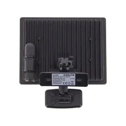 Xanlite - Projecteur mural noir LED IP44 avec détecteur de mouvement, 2600 Lumens, conso. 30 W, Blanc froid - PR30WMD