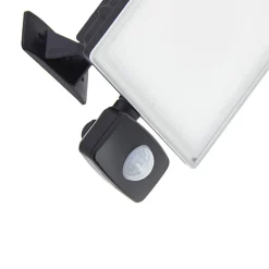Xanlite - Projecteur mural noir LED IP44 avec détecteur de mouvement, 2600 Lumens, conso. 30 W, Blanc froid - PR30WMD