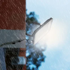 Xanlite - Projecteur mural noir LED IP65, 4500 lumens, conso 50W (éq 200W), Blanc chaud - PR50WMCEE