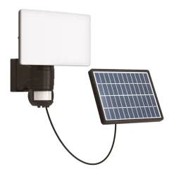 Xanlite - Projecteur mural solaire LED IP44 à détection de mouvement, 1000 Lumens, 6500 Kelvin, Blanc froid - PRS1000D