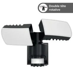 Xanlite - Projecteur Solaire IP44 Blanc neutre Détecteur de mouvement 8h d'autonomie - PRS2T1500D