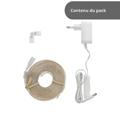 Xanlite - Ruban LED COB 3m Blanc - Extensible 6m - LSACOB3EX