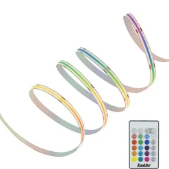 Xanlite - Ruban LED COB 3m RVB - Extensible 6m - éclairage continu multi-mode - LSBCOB3RVBEX