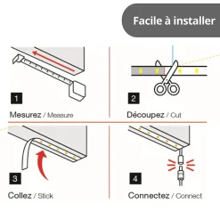 Xanlite - Ruban LED 10m Blanc chaud - LSAK10