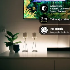 Xanlite - Ruban LED 10m Blanc chaud - LSAK10