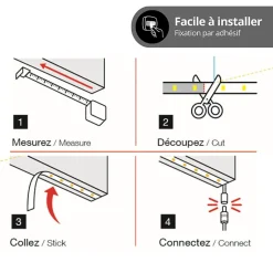 Xanlite - Ruban LED 3m RVB - LSBN3RVBEX
