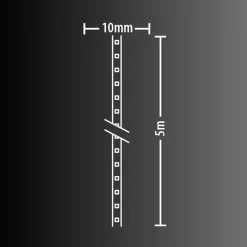 Xanlite - Ruban LED 5m RVB - Extensible 10m - LSBK5RVBEX