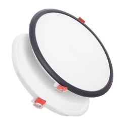 Xanlite - Spot encastrable LED rond, extra plat, cons. 18W, 2500 lumens, CCT, IP44, Plusieurs coloris - DOP1400RIPCCT