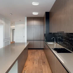 Xanlite - Spot encastrable/en saillie LED rond, extra plat, cons. 12W, 1650 lumens, CCT, IP44, Blanc - KSDOP850RBIPCCT