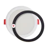 Xanlite - Spot encastrable LED rond, extra plat, cons. 6W, 800 lumens, CCT, IP44, Plusieurs coloris - DOP400RIPCCT
