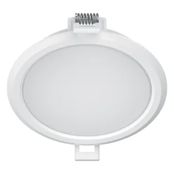 Xanlite - Spot encastrable/en saillie LED rond, extra plat, cons. 6W, 800 lumens, CCT, IP44, Blanc - KSDOP400RBIPCCT