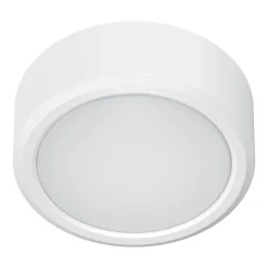 Xanlite - Spot encastrable/en saillie LED rond, extra plat, cons. 6W, 800 lumens, CCT, IP44, Blanc - KSDOP400RBIPCCT