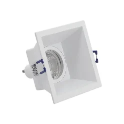 Xanlite - Spot GU10 50W 2700K Carré profond Blanc IP20 - SP50CPB