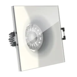 Xanlite - Spot GU10 50W 4000K Carré Blanc IP44 - SP50CIP44BCW