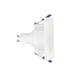 Xanlite - Spot GU10 50W 4000K Carré Blanc IP44 - SP50CIP44BCW