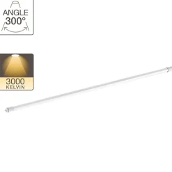 Xanlite - Tube à LED 28mm x 1200mm, G13, 17W cons. (36W eq.), lumière blanc chaud - TU1201800